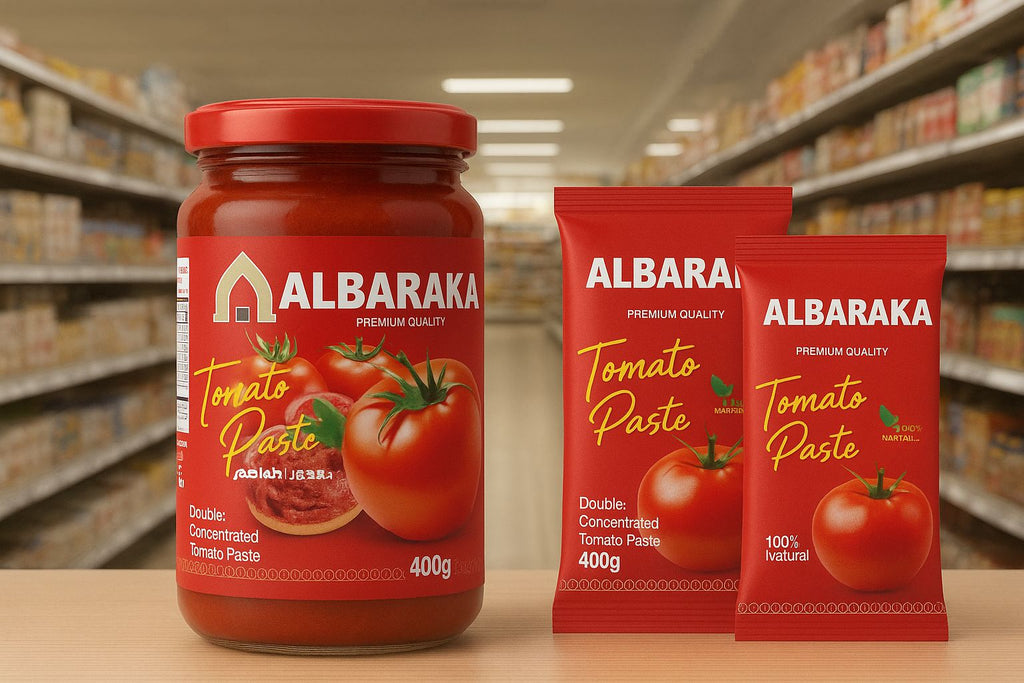 صلصه طماطم البركه الطعم الطبيعى والمكونات الصحيه لكل الاسره