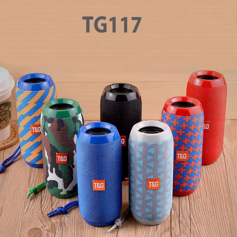 مكبر صوت رياضي T&G مقاوم للماء – صوت قوي ونقي – بلوتوث لاسلكي للاستخدام الخارجي والرياضي