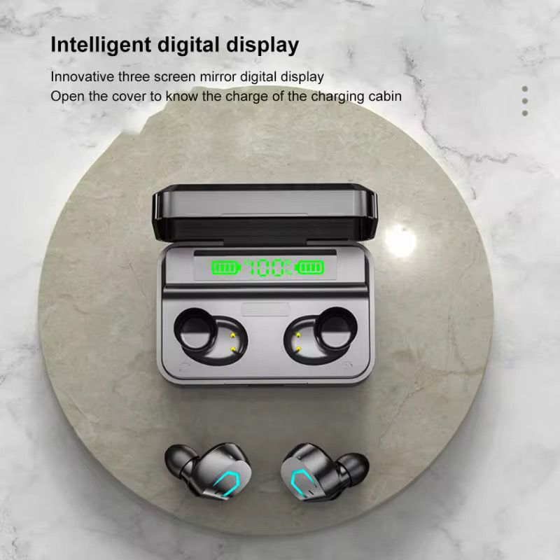 سماعات TWS لاسلكية للأذن – صوت نقي، بطارية طويلة، تصميم مريح
