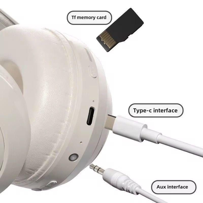 سماعة رأس بلوتوث لاسلكية عالية الجودة | صوت HiFi نقي وعمر بطارية طويل | مثالية للأعمال والمكالمات