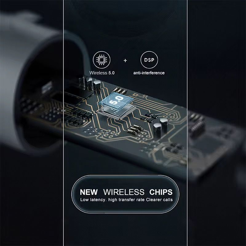 سماعات أذن لاسلكية حديثة بتقنية بلوتوث | صوت ستيريو نقي وجودة عالية | تصميم أنيق ومريح للاستخدام اليومي