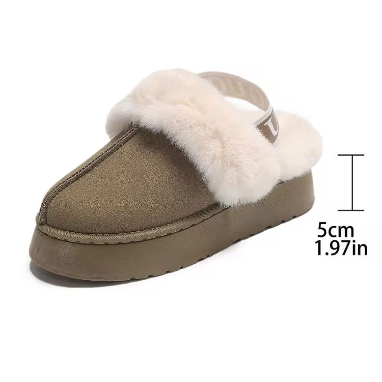 وصل حديثا حذاء شتوي نسائي عصري بنعل سميك