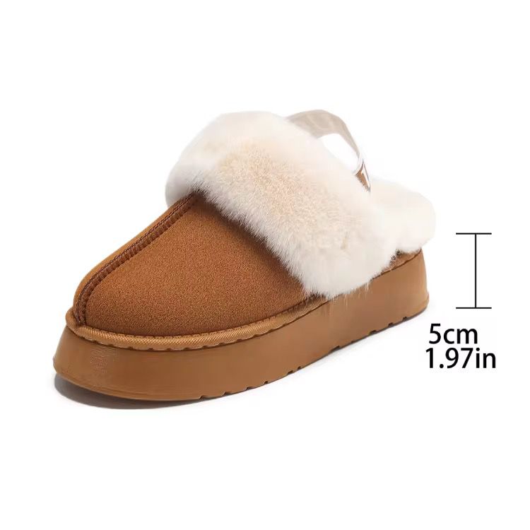 وصل حديثا حذاء شتوي نسائي عصري بنعل سميك