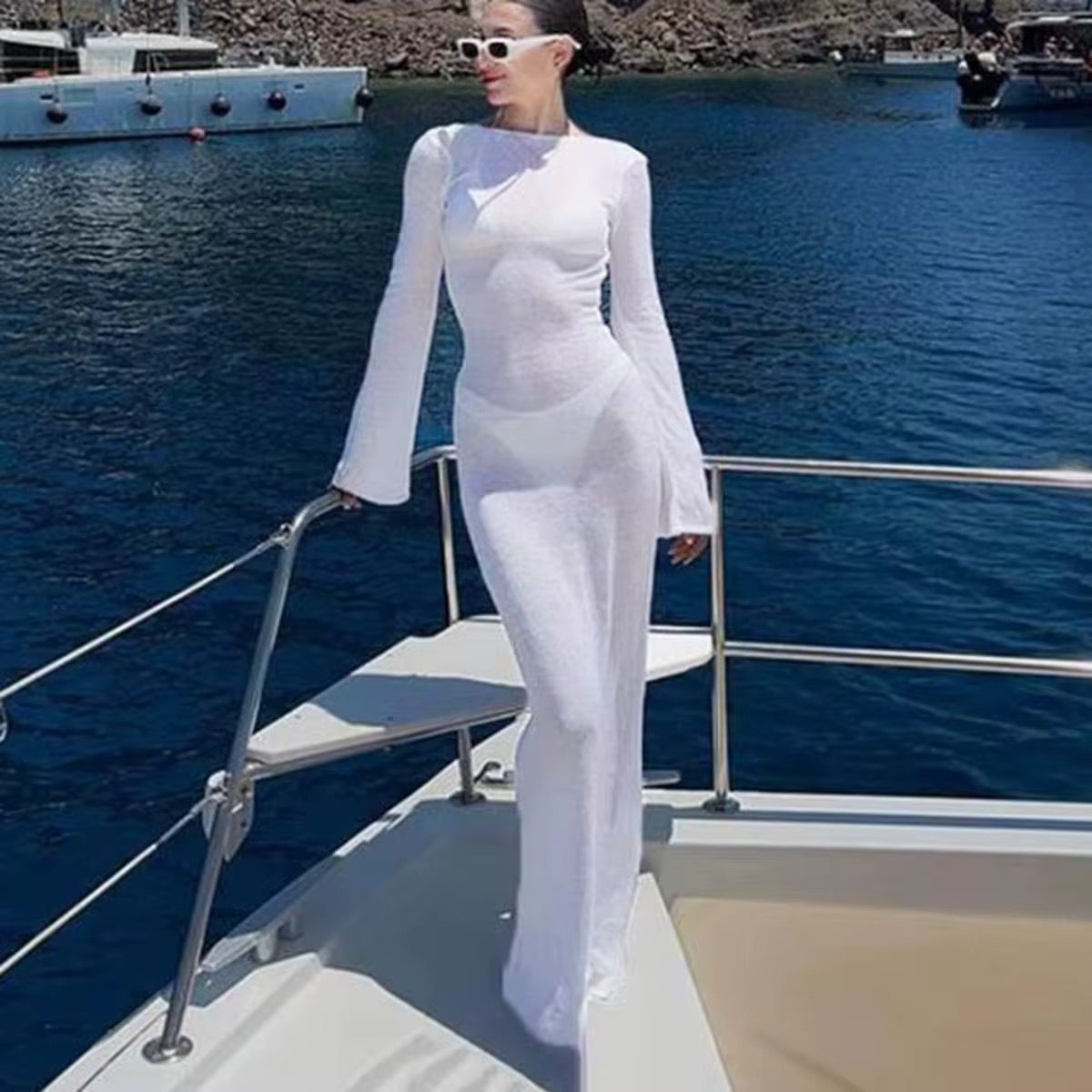 فستان طويل حصرى الاكثر طلبا الان