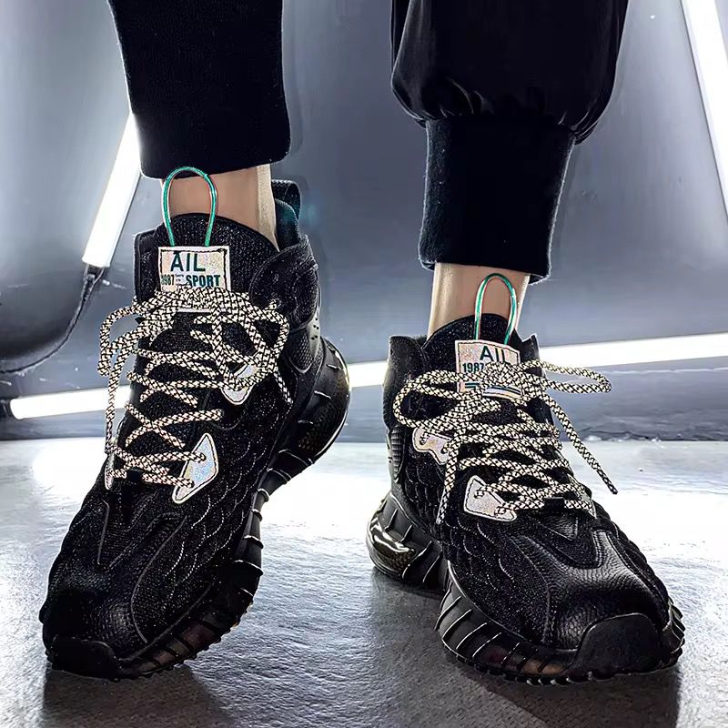 احذيه رياضيه عصريه للرجال كاجوال و انيق تصميم شبكي مريح وجيد للتهويه