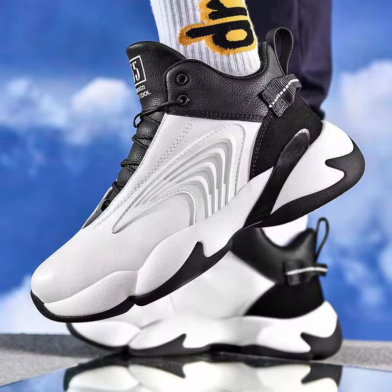 احذيه رجاليه رياضيه بنعل سميك موديل حديث من الطراز الكورى تصميم مضد للانزلاق