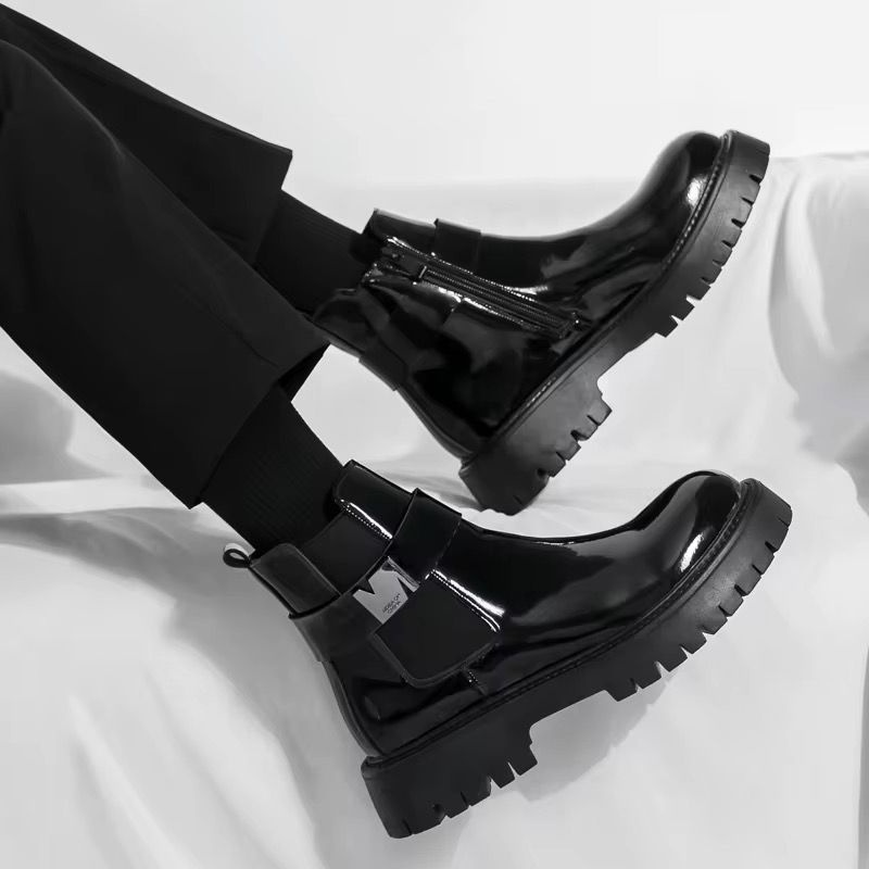 بوت رجالى بيلمع جلد ناعم